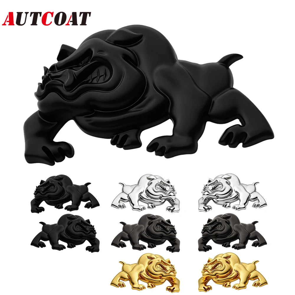 

1PCS Dog Car Stickers, Emblem Metal Cars Decals, for Vehicles, SUV, Motrocycle, Van, Truck, Window, Fridge, Laptop