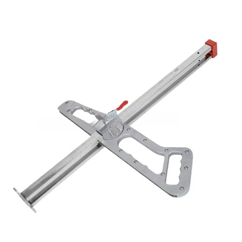 Aluminum alloy gypsum board cutter cutter folding cutter dust-free 12 pulley hand push woodworking