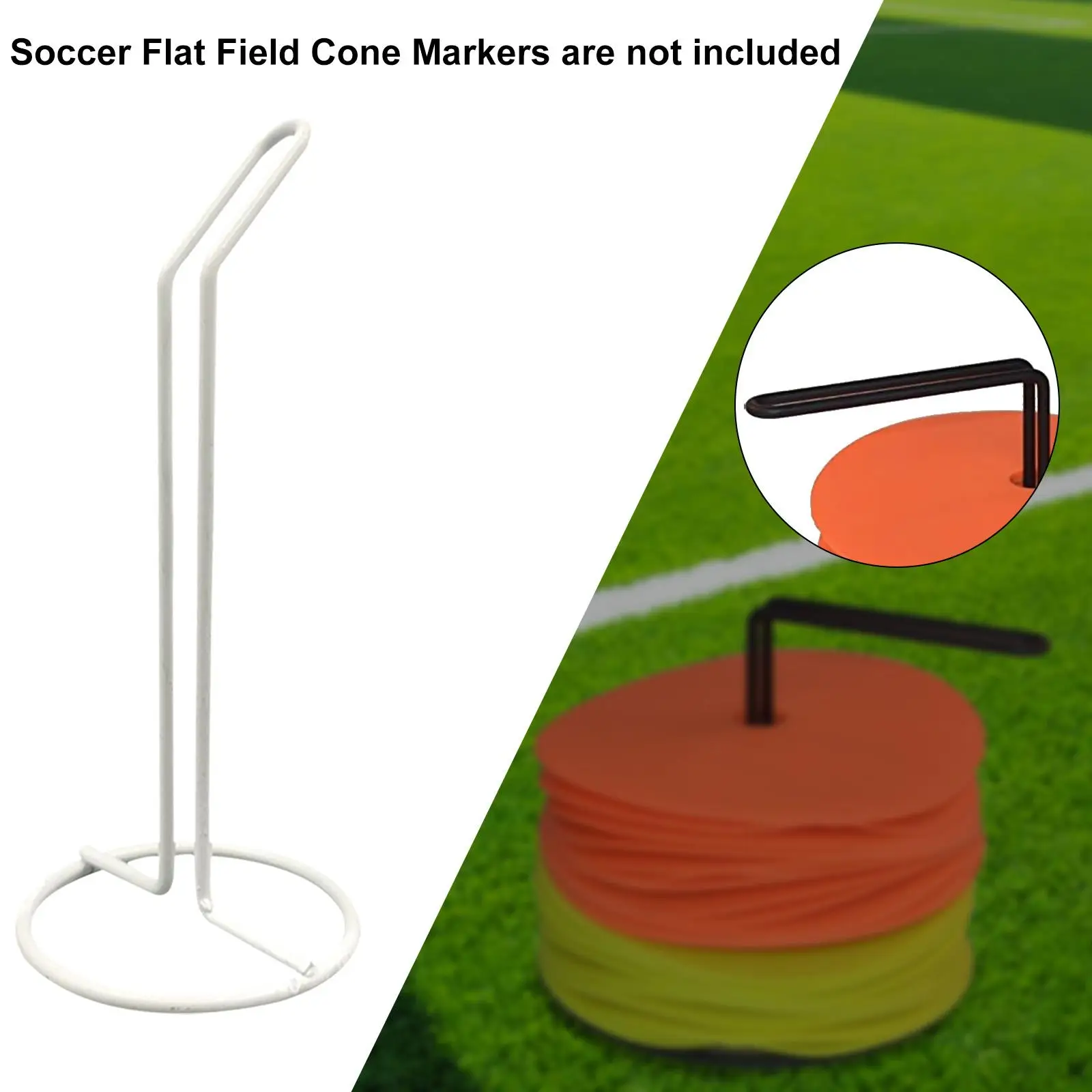 Soccer Cone Holder Disc Cone Holder Carrier Reaction Training disks Shelf for