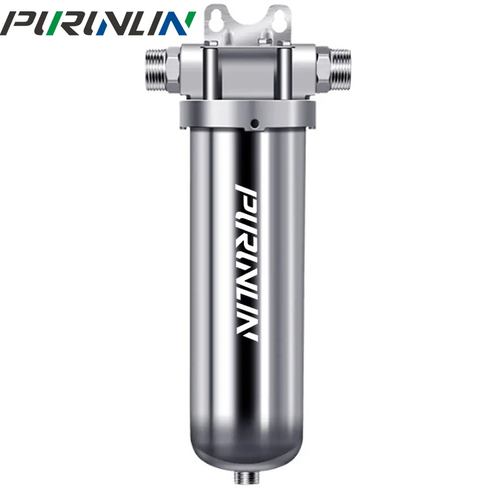 8000 لتر / ساعة فلتر مياه طين ضد الصدأ حماية كافية للمياه المحلية 40 ميكرومتر نظام تصفية المياه للمنزل بأكمله