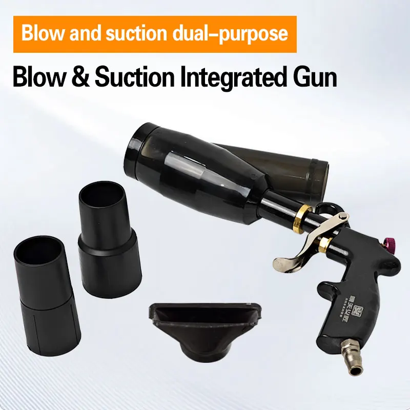 

Car Interior Blowing & Suction SW-T007-1 Steel Pneumatic 2-in-1 Air Duster Vacuum Tool 8MPa for Air Hose Reel