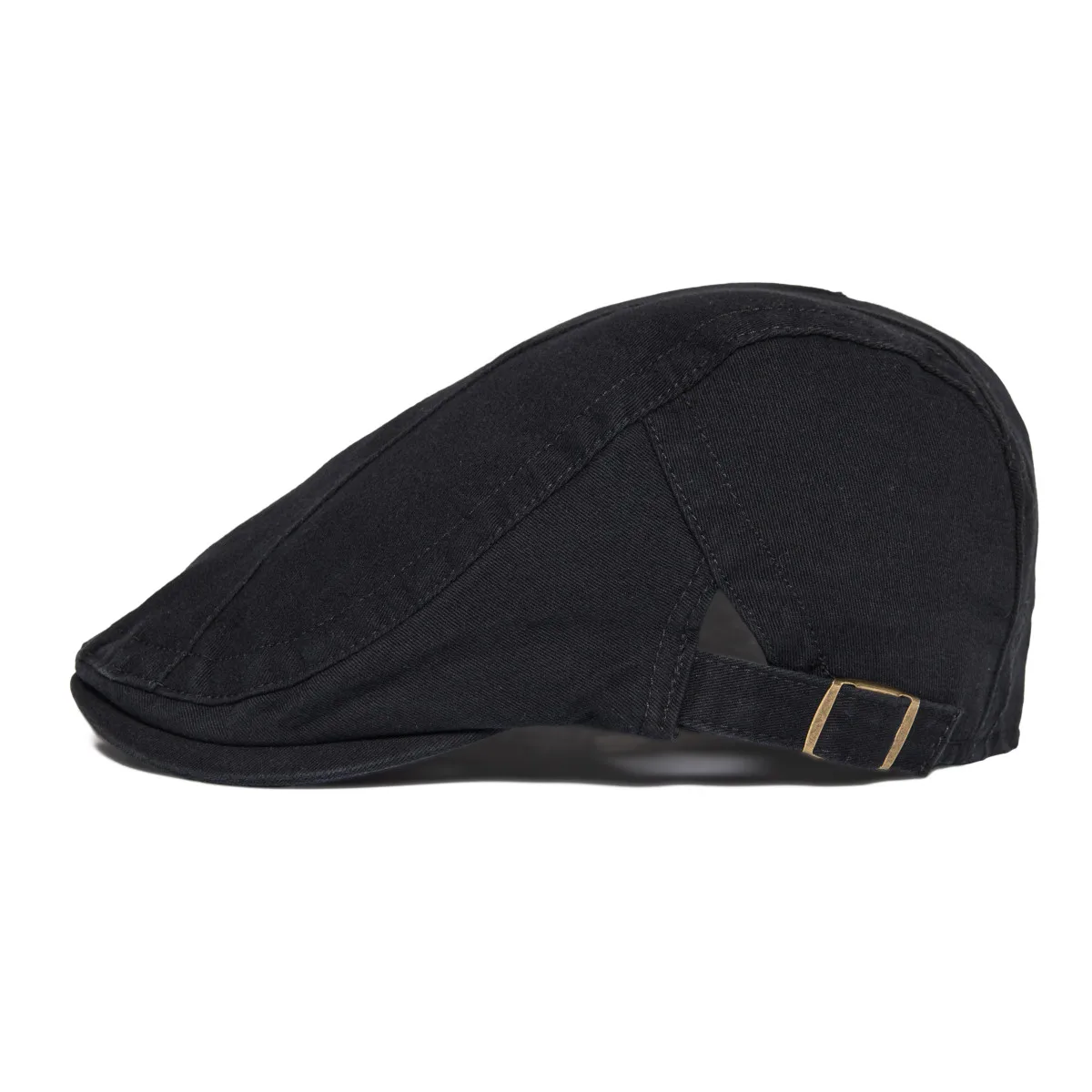VOBOOM 100% Cotton Adjustable Men Newsboy Caps Black Ivy Cap Peaky Blinders Hat Soft Gatsby Cabbie Casual Hat Driving Flat Hat - view 2