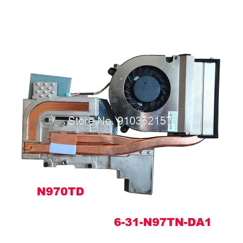 

Laptop DFS601305FQ0T FLGQ VGA GPU FAN&Heatsink For CLEVO N970 N970TD N970TC 6-31-N97TN-DA1 DFS601305FQ0T-FLGQ New