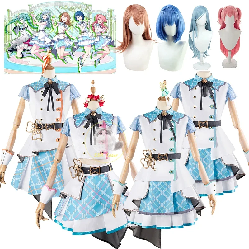 Project Sekai Colorful Stage! Feat. MORE MORE JUMP Kiritani Haruka Hanasato Minori Momoi Airi Hinomori Shizuku Cosplay Costume