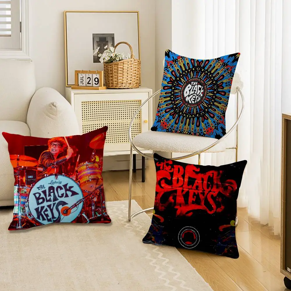 Rock Band The Black Keys Pillow Gift Home Office Decoration Bedroom Sofa Car Cushion Cover case 45x45