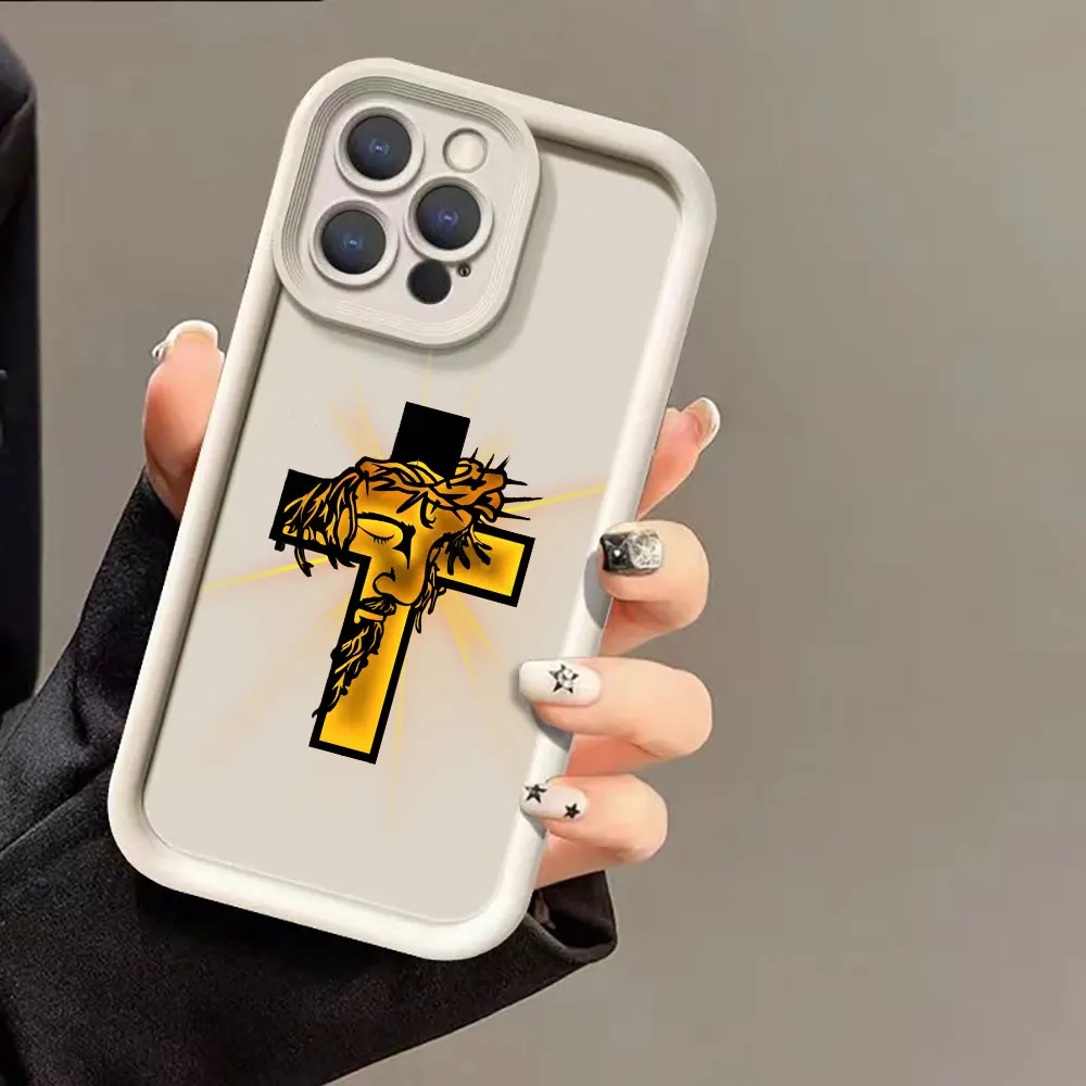 Cross Faith Christian Religious Jesus Case For Samsung A52 A71 A55 A54 A51 A73 A35 A34 A33 A32 A31 A25 A24 A23 A21S A13 5G Cover