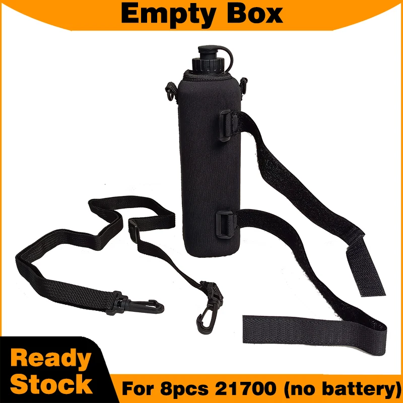 صندوق بطارية فارغ و BMS وحقيبة محمولة لبكرة الصيد دايوا بطارية قابلة للشحن تدعم حزمة 8 قطعة 21700 4S ذاتية الصنع