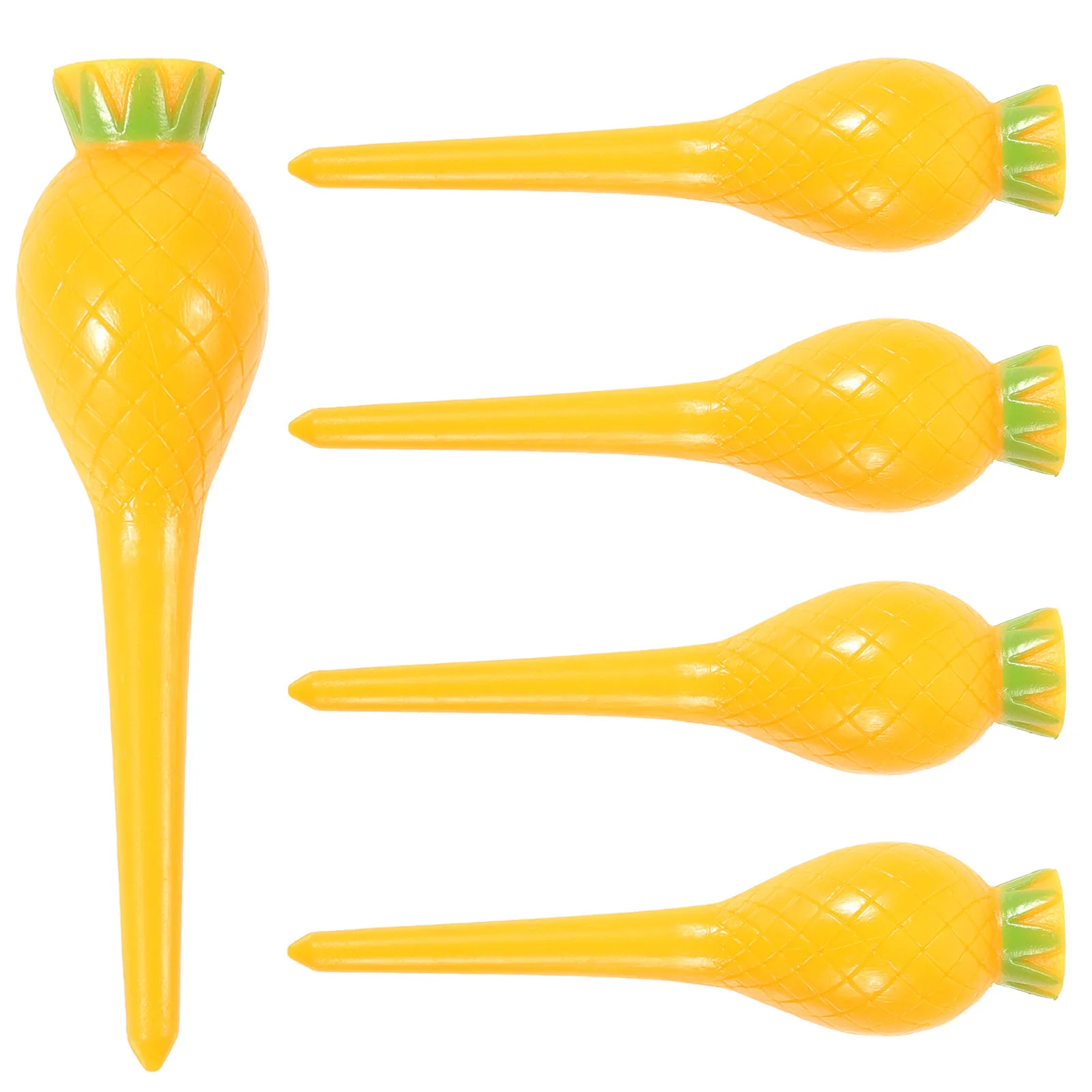 5Pcs Fun Pineapple Golf Tees Replaceable Professional Golf Ball Stands Low Resistance Tee for Enhanced Distance and Accuracy