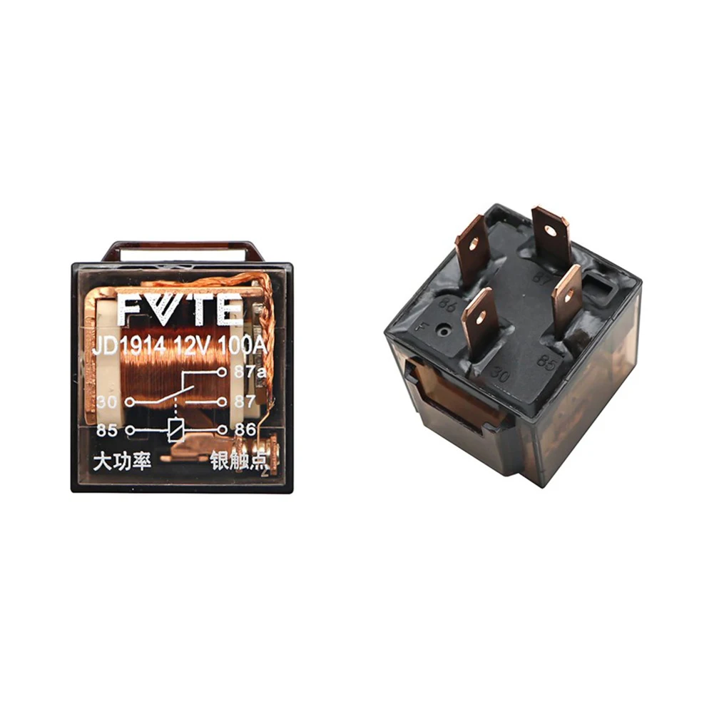 Car Relay Waterproof 12V 24V 100A 5pin SPDT Designed for Automotive Control Equipment with Extended Temperature Tolerance