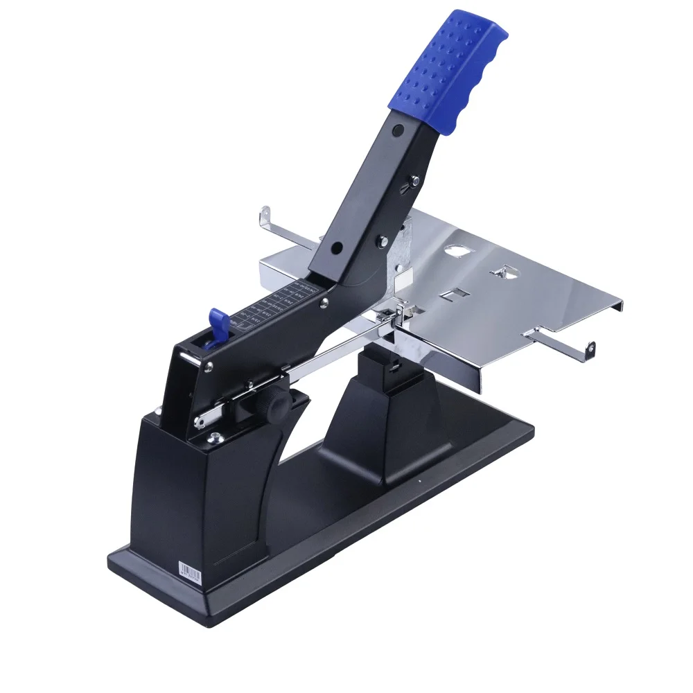 A3 Manual Stapler, Flat & Saddle Stitch 2-in-1, Rotatable Multi-Function Stapler for Booklet & Document Binding