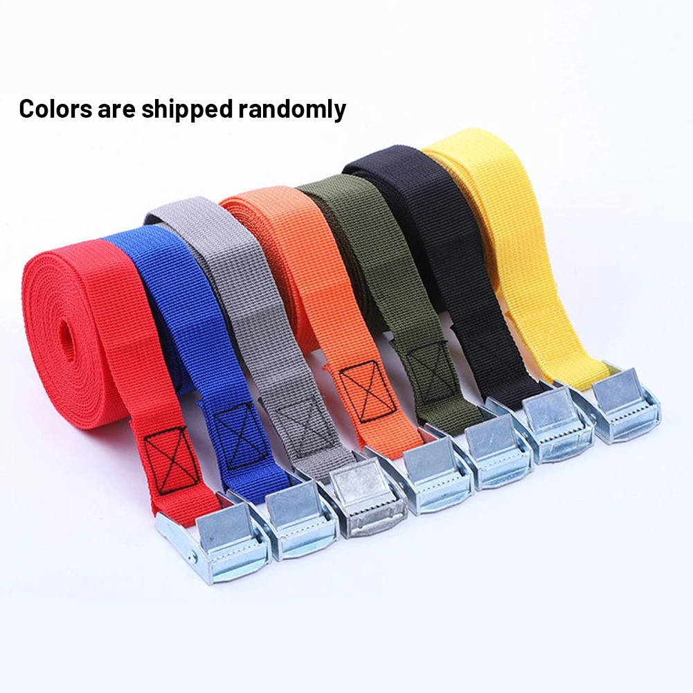

1 X Ratchet Belt High-density 2M Buckle Tie-Down Belt Cargo Straps For Car Motorcycle Bike Belt Water Sports Boat Accessories