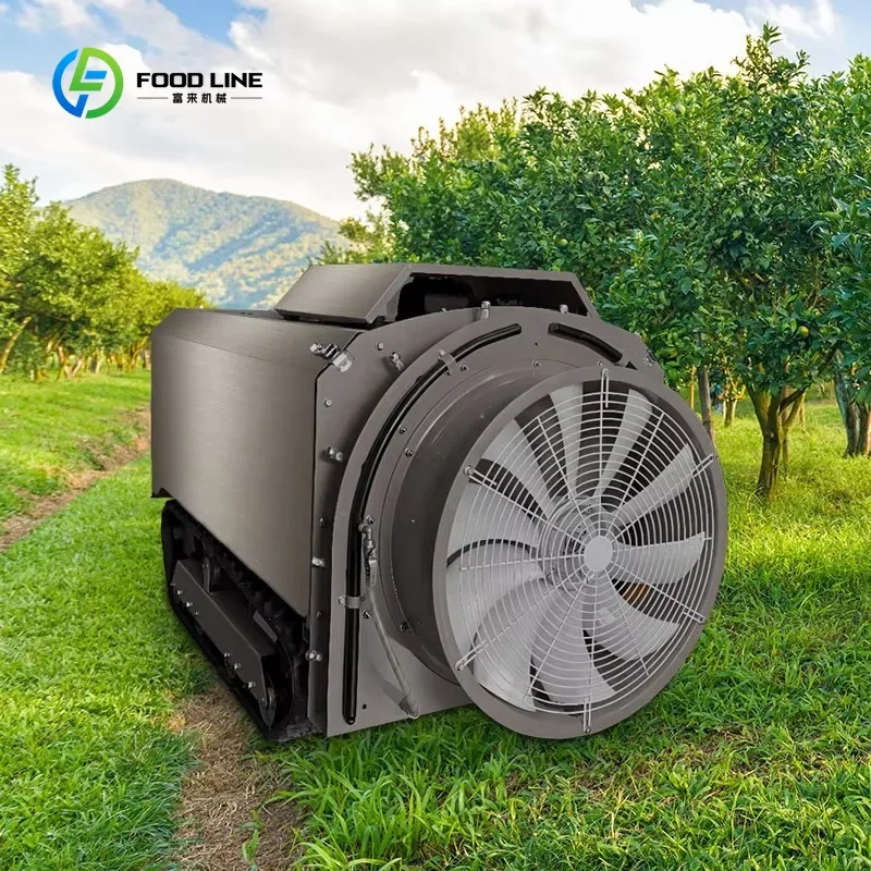 Customized Automatic Remote Control Air Blast Orchard Robot Air Blower Sprayer Machine