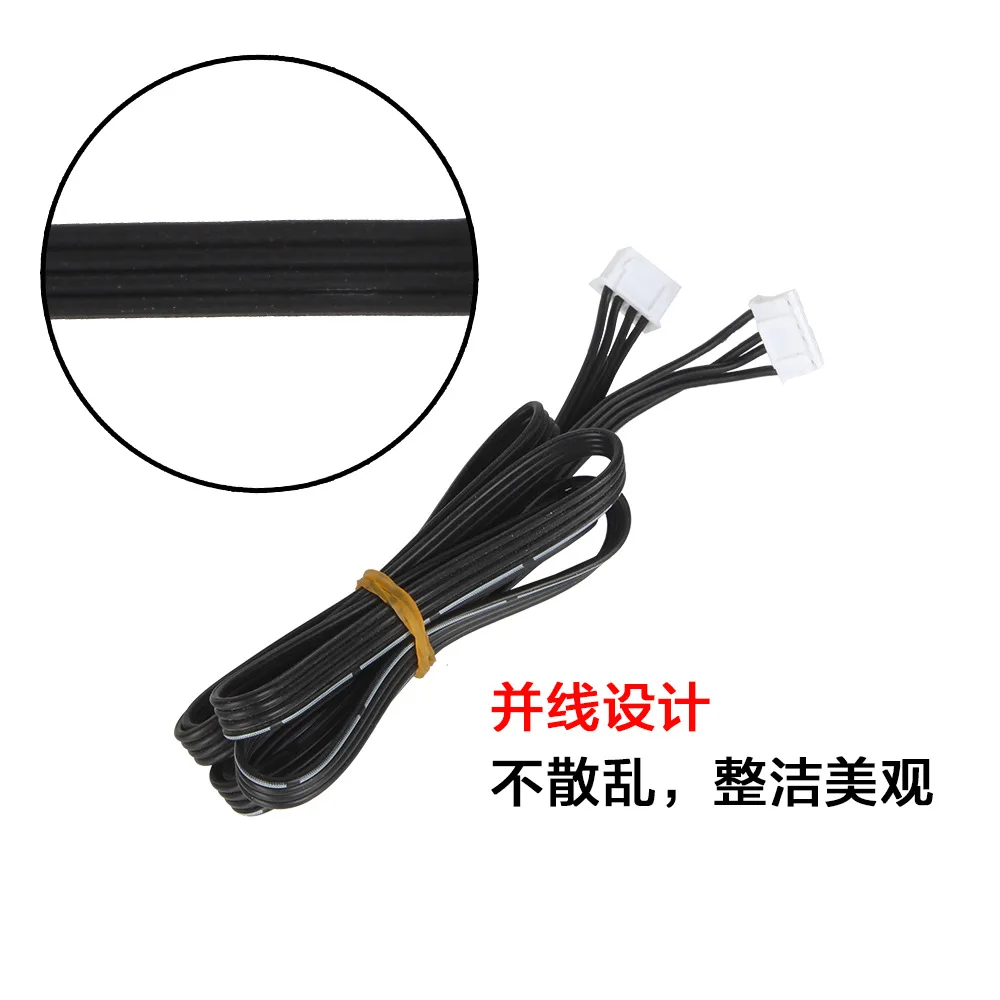 Cable de Motor paso a paso de 4 cables para impresora 3D, Cable de silicona Extra suave y resistente al pliegue, Cable de extensión de Motor de 1 metro de 4p a 6 pines