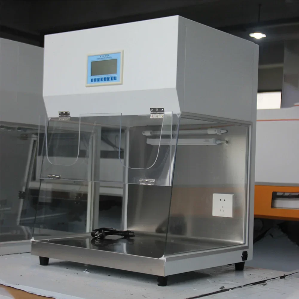متوفر في المخزون Drawell PCR-800 خزانة التدفق الصفحي لسطح المكتب PCR أثاث المختبرات