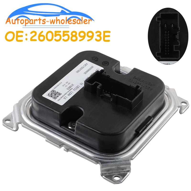 Компьютерный модуль управления светодиодной фарами 260558993E A2C15331300 260558992E 260105NA1A 1085.002.0900R подходит для 19-20 Infiniti QX50