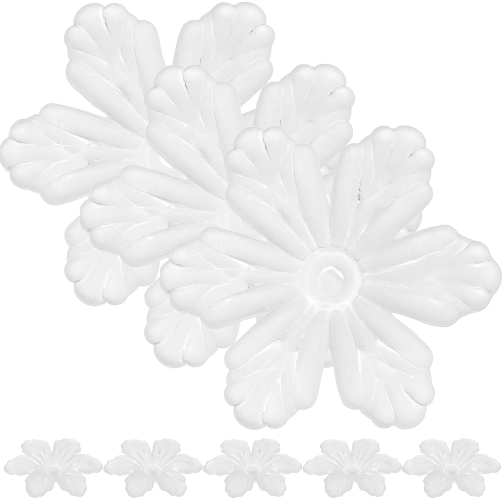 100 قطعة سحر زهرة الأكريليك المعلقات مجوهرات صغيرة ل عقد دي اي واي سوار المفاتيح الديكور زهرة سحر #6