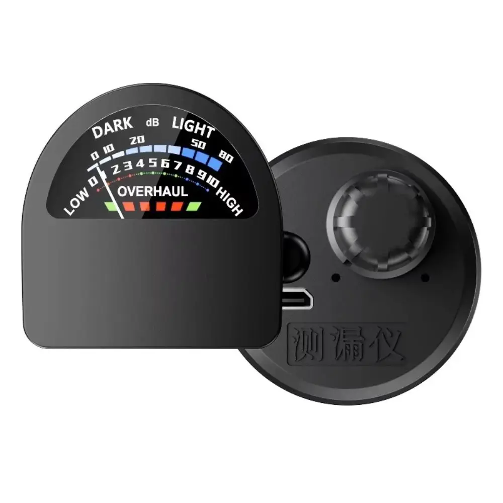 High Sensitivity Leak Detector Sound Frequency Pointer Detection Strength Scale Water Leak Detection