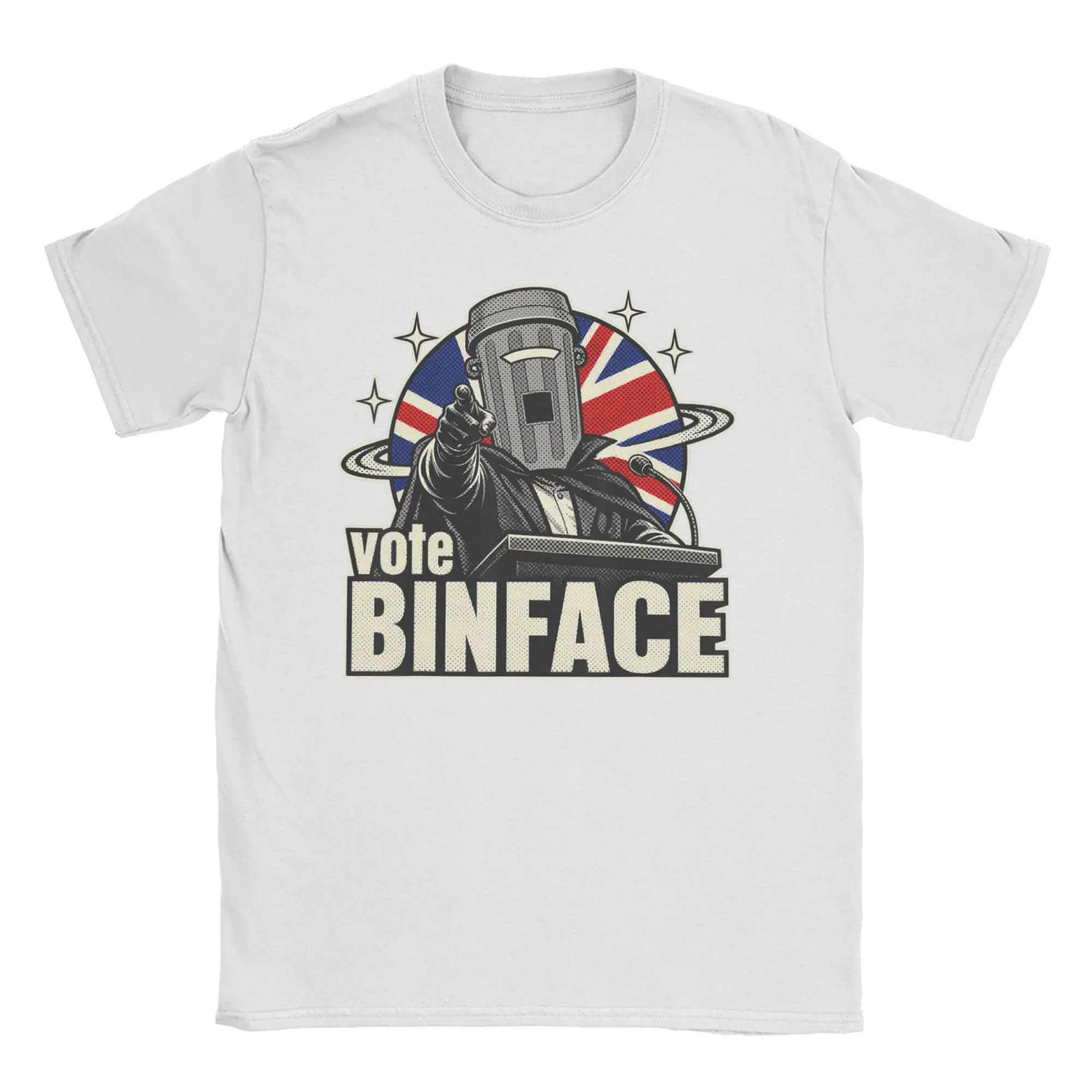 Count Binface Shirt Vote Binface for Men Women T Shirts  Leisure Tees Round Neck T-Shirt Pure Cotton New Arrival Clothing