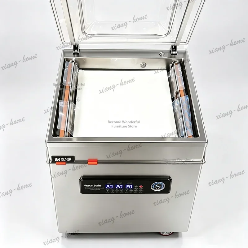 YJ Vacuum Food Packing Machine Dry‑Wet Dual‑Use Commercial Automatic Vacuum Sealer Large Plastic Sealing Packaging Machine FYPM