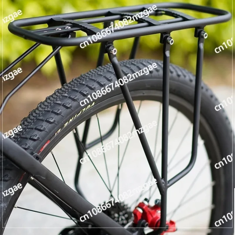 Thick and thick rear shelf Mountainous road bike 26-inch screw mounting aluminum alloy manned rear seat tailstock