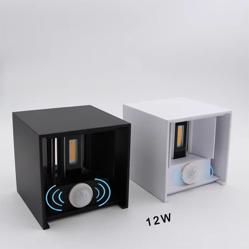 

IP65 Sensor LED Wall Lamp 12W Outdoor Motion Sconce Balcony Porch Light Garden Yard Aisle Decor Lighting Indoor Bedside Lamp