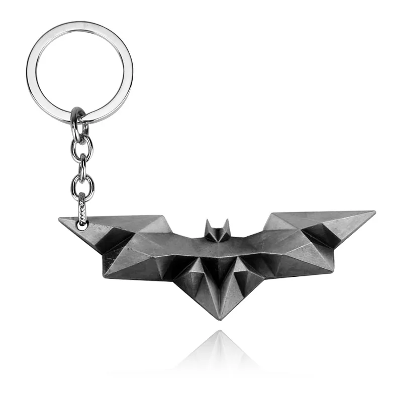 DC Batman sleutelhanger dier Batman metalen badge hanger sleutelhanger auto rugzak sleutelhouder trend sieraden accessoires geschenken