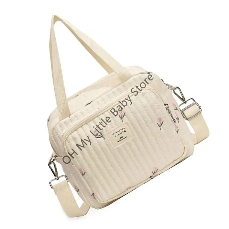 

M76C функциональный чехол для подгузников, модная сумка для подгузников с вышивкой для мам, младенцев, малышей, тканевый для