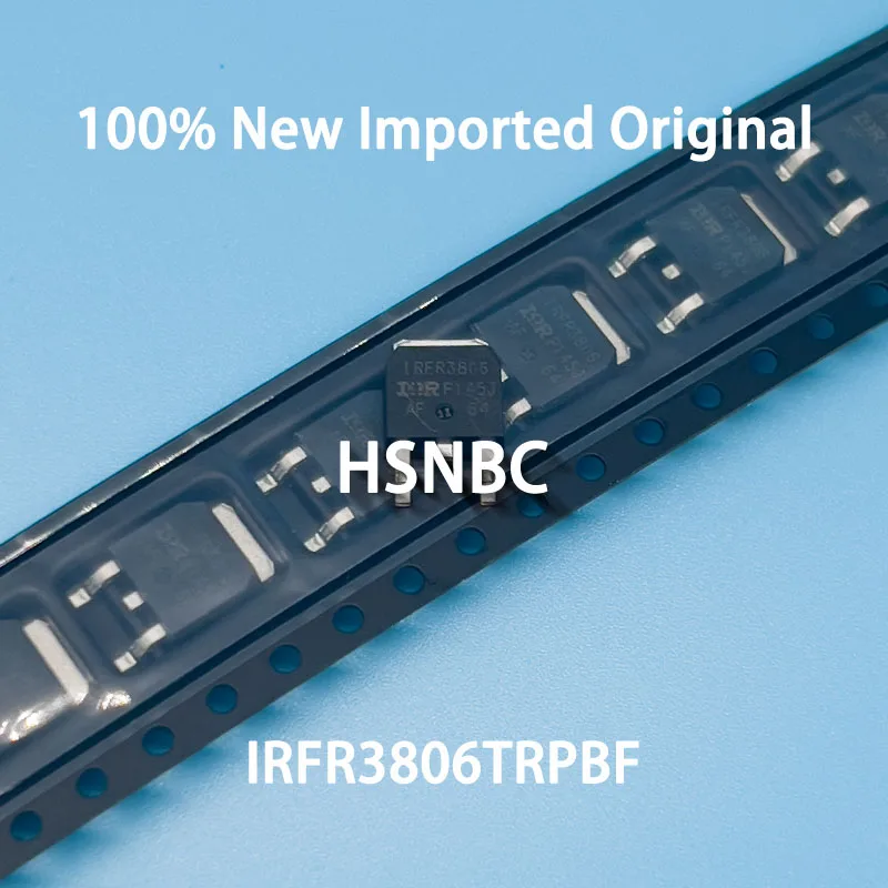 10Pcs/Lot IRFR3806 IRFR3806PBF IRFR3806TRPBF TO-252 60V 43A MOSFET N-channel Power Transistor 100% New Imported Original