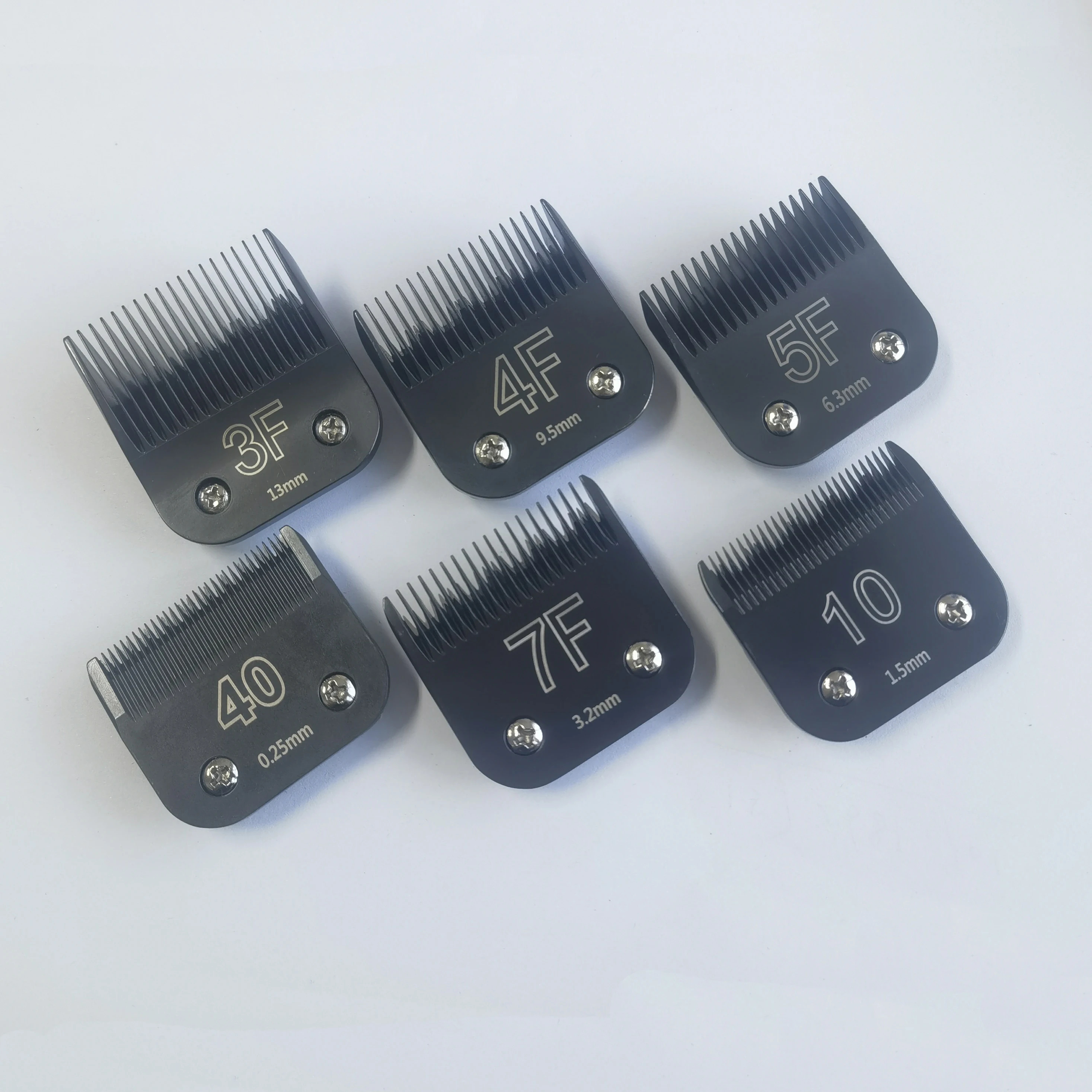 All sizes STEEL A5 black color blade for dog grooming clipper