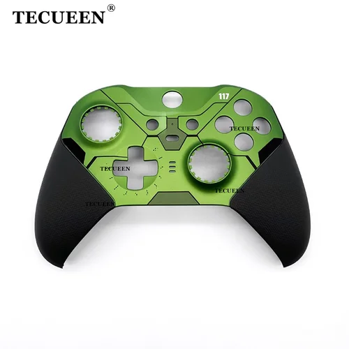 Imagen 2 del producto Carcasa de repuesto para Xbox One Elite Series 2, placa frontal con tema infinito Halo LT RT Trigger LB RB, parachoques, piezas de reparación DIY