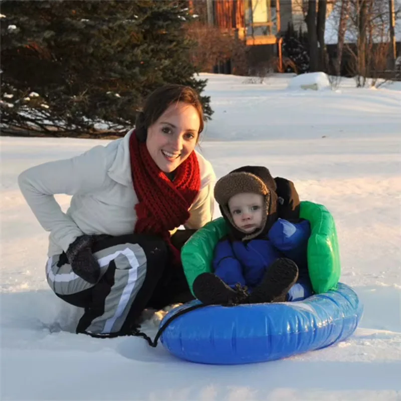 Pvc Inflatable Product Single Snow Tube Circle, Inflatable Snow Skiing Sled for Sale