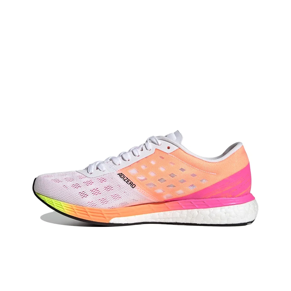 

Adidas Wmns Adizero Boston 9 'White Screaming Pink' Women's H68744