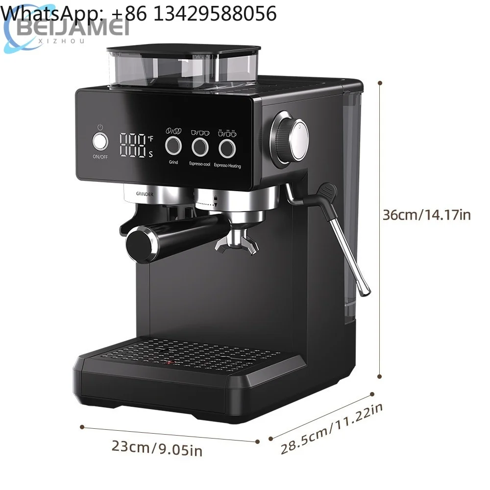 Semi Automatic Temperature Controlled Concentrated Milk Froth Grinding Coffee Machine
