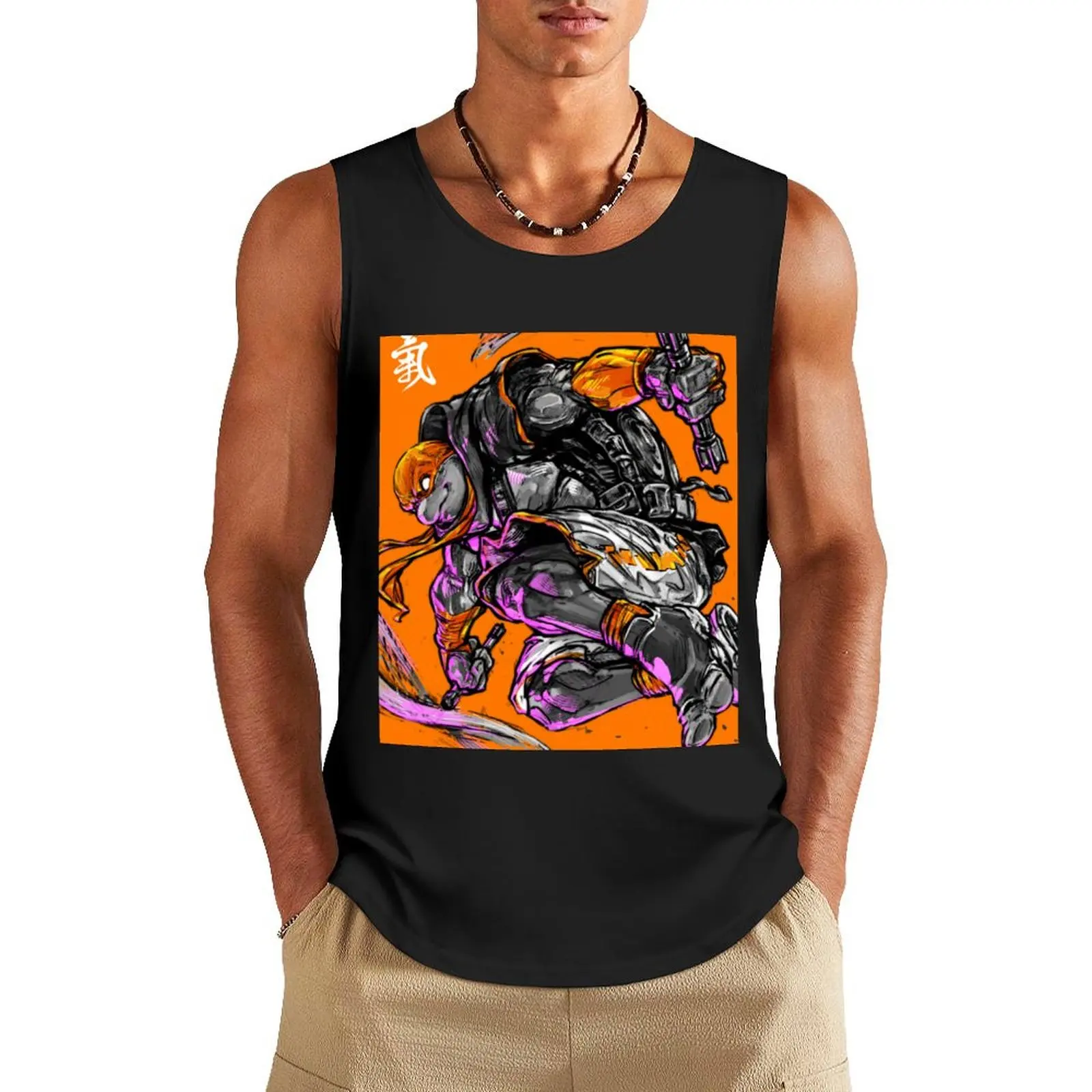 

Mikey Tank Top bodybuilding t-shirt Working vest men gym clothing