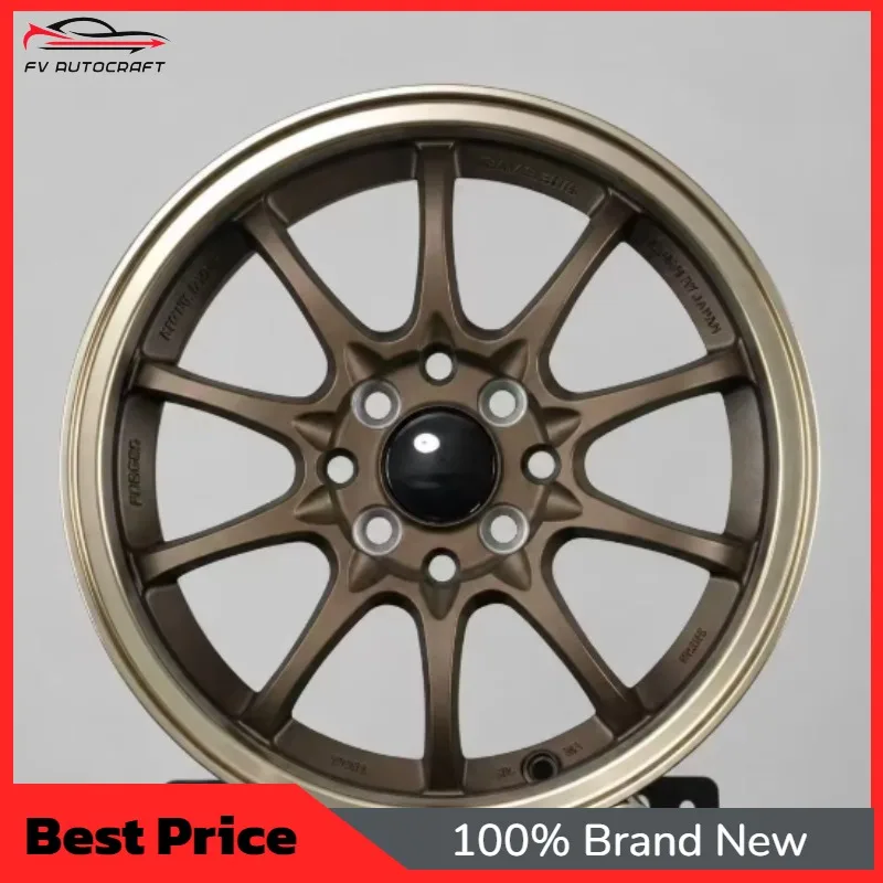 

【2026】High Quality HONTO Aluminium Alloy Gold Finish New Multi-Spoke Design Durable Casting China Passenger Car Wheels
