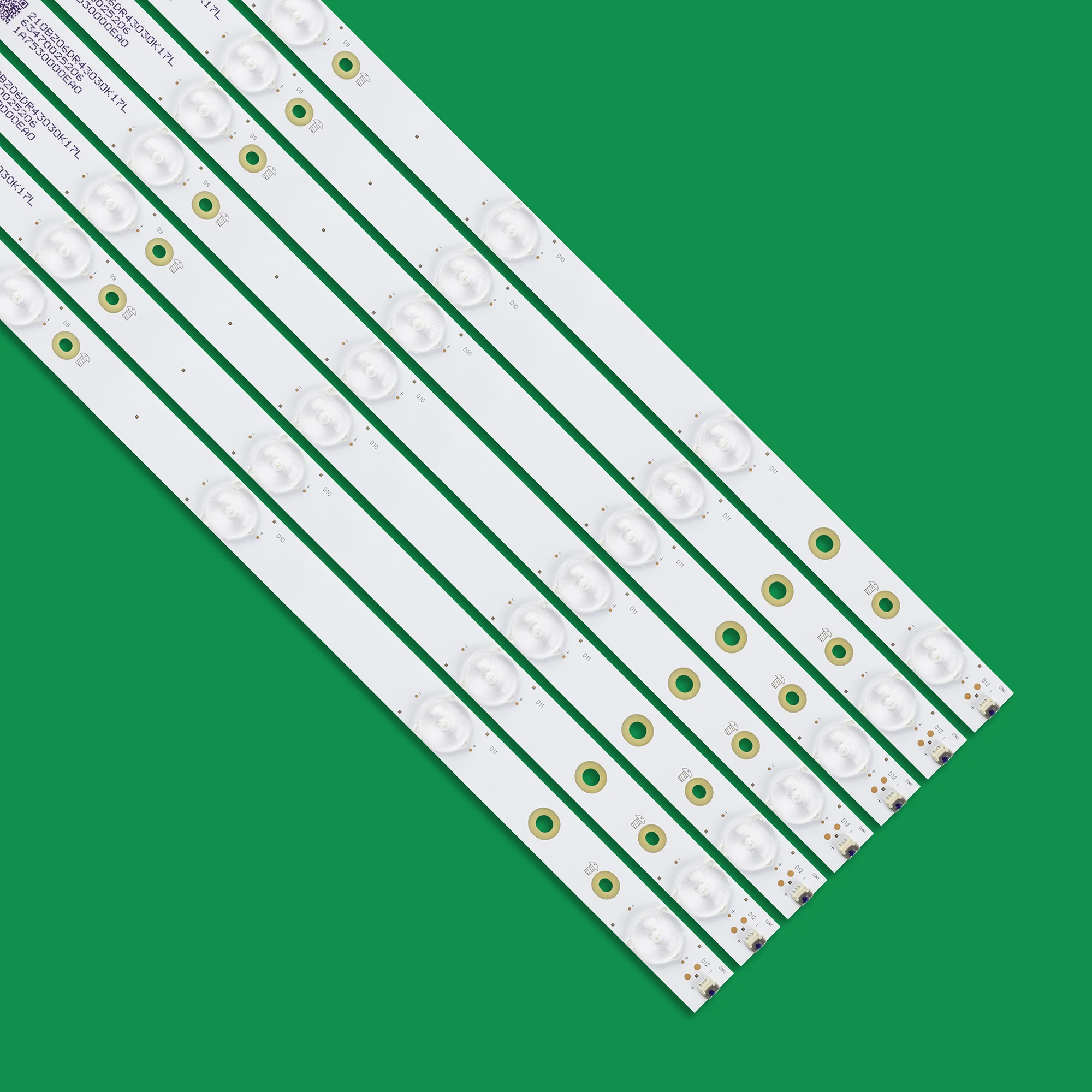 Striscia di retroilluminazione a LED 6+6 led per Philips 49" 49PUS6401 49PUS6501 49PUH6101 49PUS6561/12 49PUS6101/12 GJ-2K16-490-D712-P5-L R