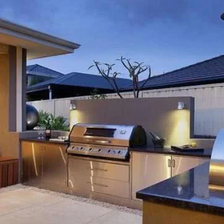 New Bbq Grill Camping Bbq Kitchen Outdoor Set Outdoor Kitchen Cabinets Bbq Island with Sink