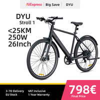 DYU Stroll 1 E-bike 250W Brushless Motor 36V9AH Lithium Battery Aluminum Alloy Electric Bicycle 16Inch Tire City Electric Bike