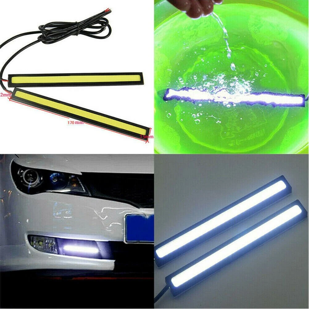 New Useful High Quality White Strip Lights Lamp Interior LED Parts Replacement Ultra-Thin Van Vehicle Accessories