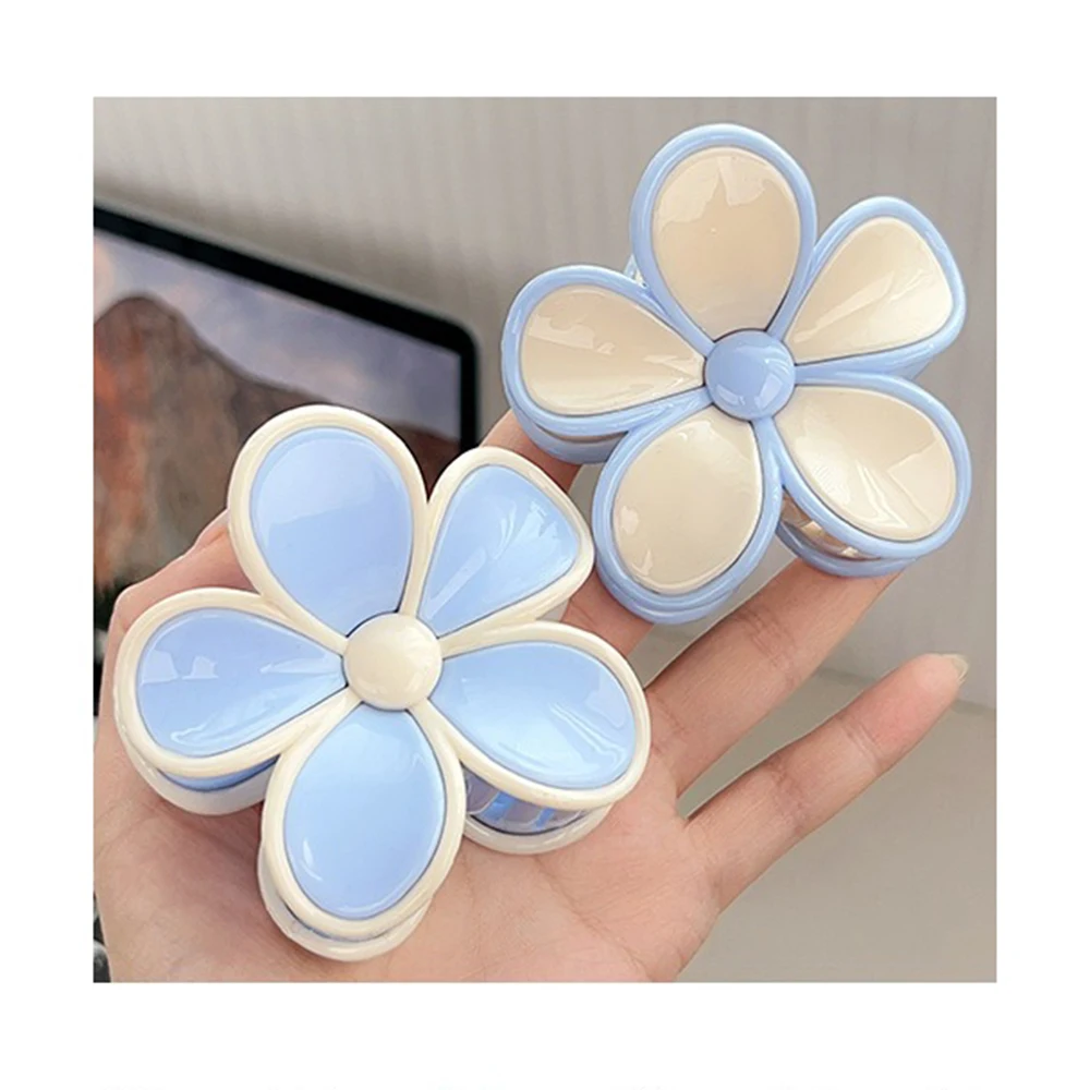 Jepit Rambut Bunga Modis Jepit Rambut Bunga Lucu Penjepit Kepiting Boho Liburan Jepit Rambut Bunga Matahari Hiasan Kepala Aksesori Rambut Wanita