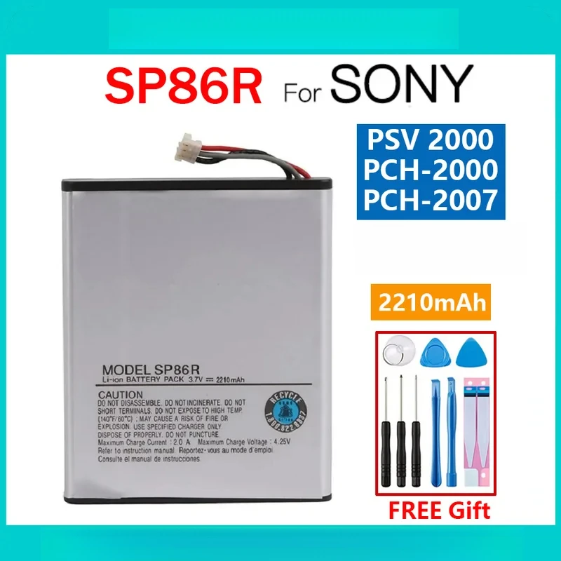 

PSV2000 SP86R 2210mAh New Battery For Sony PS Vita Vita2000 V 2xxx 2000 Pch-2007 4-451-971-01 2007 Batteries