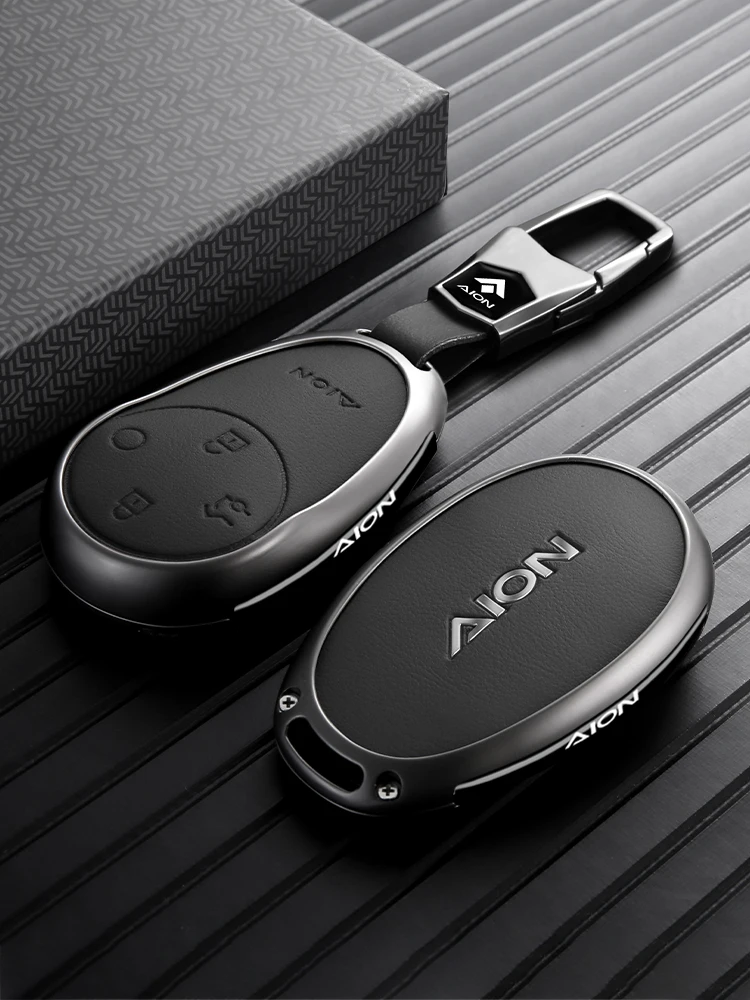 Schlüsselanhänger-Hülle für AION V UT Premium Zinklegierung Vollschutz Stoßfest Hochbelastbar AION I60 N60 Y Plus Auto-Zubehör – Detail 7