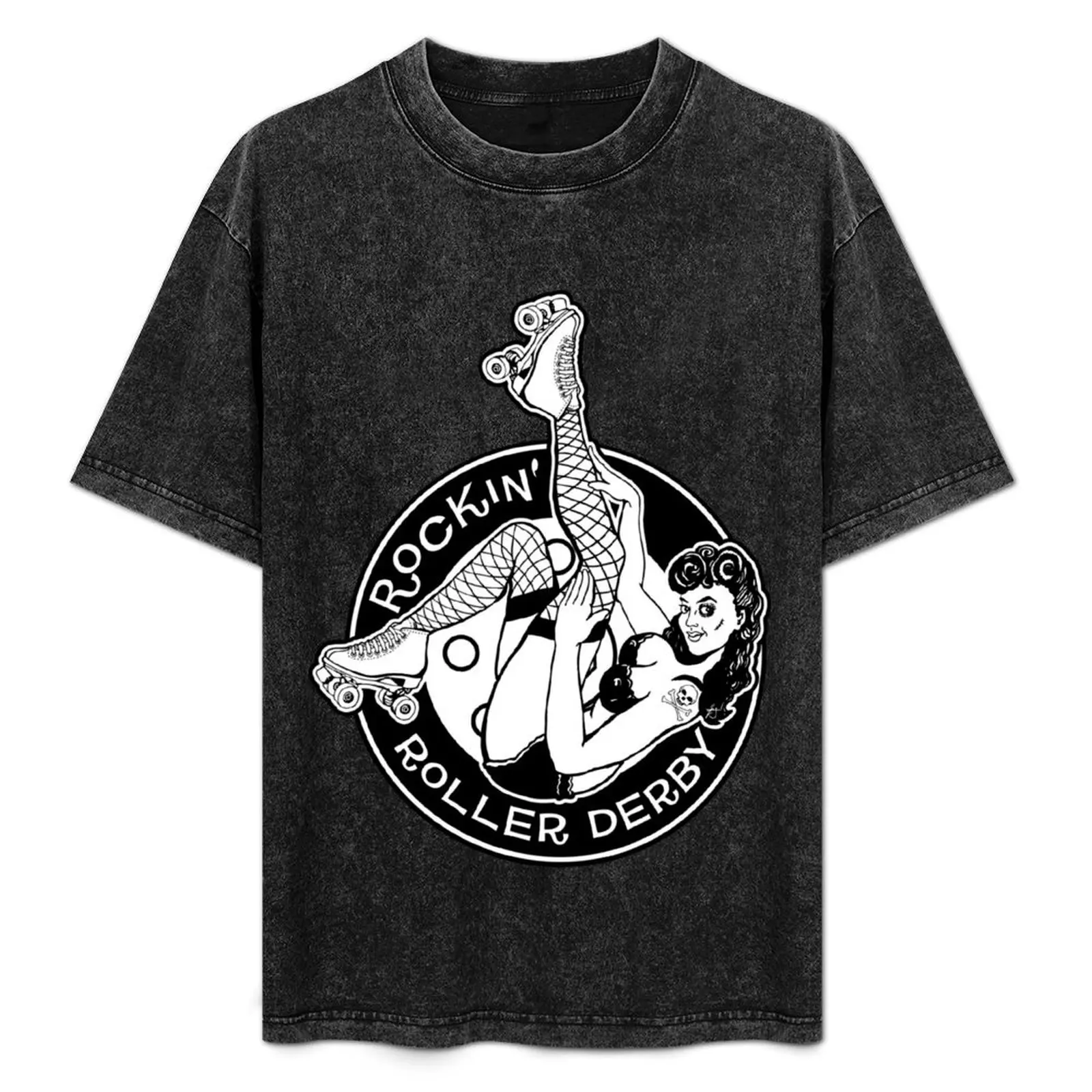 

Rockin' Roller Derby T-Shirt affliction shirts anime shirt funny meme t-shirts T-shirt men