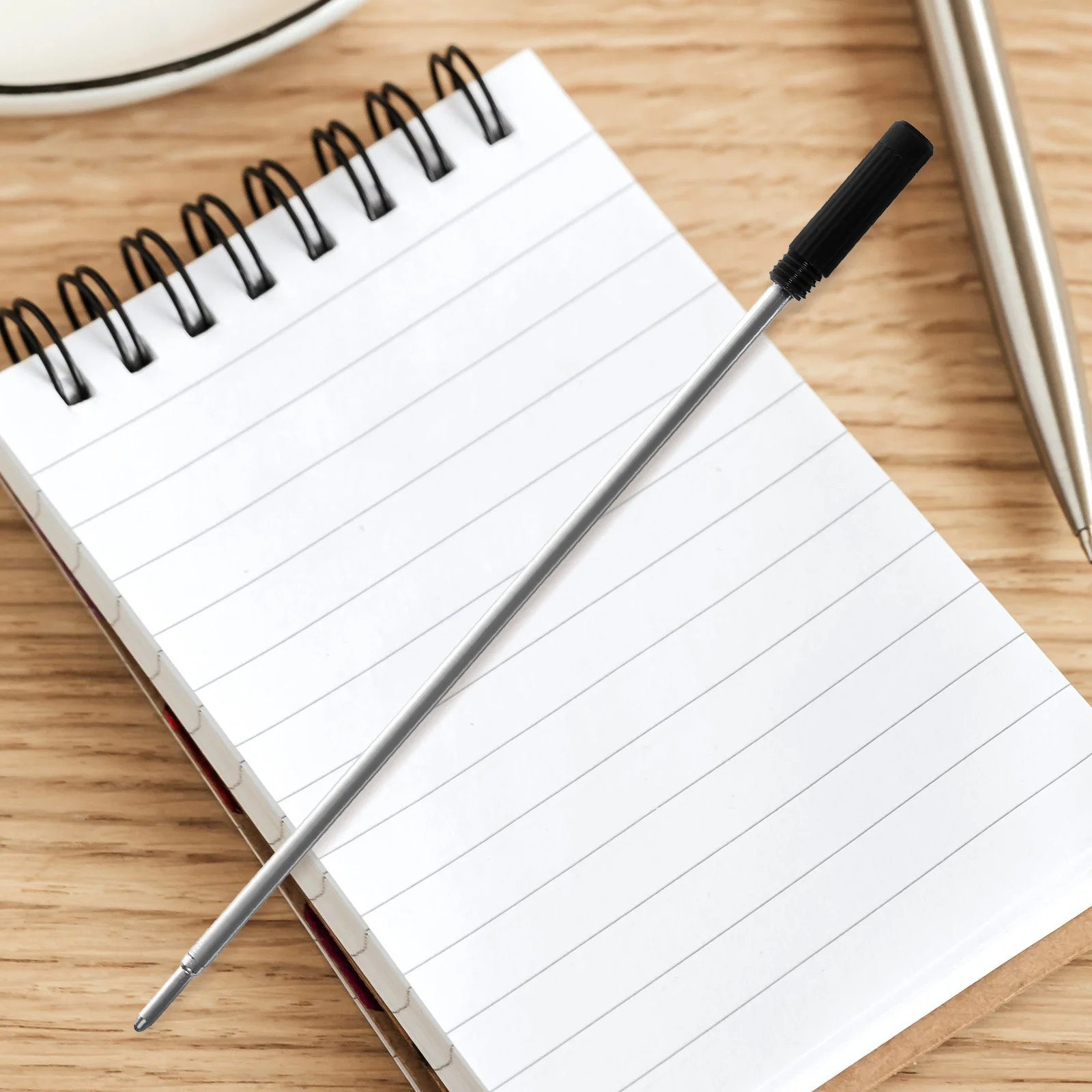 20Pcs Portable Lightweight Ballpoint Pen Refills Safe Gel Pen Replacement Easy Install Students Stationery