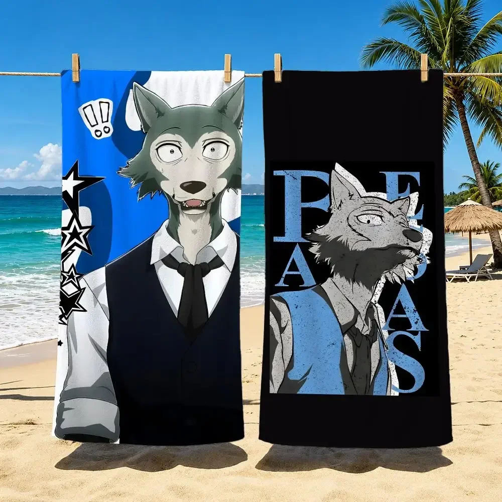 Anime B-Beastars Towel Towel beach towel, quick drying absorbent bath towel for Swim,Gym,Camping,Outdoor hot