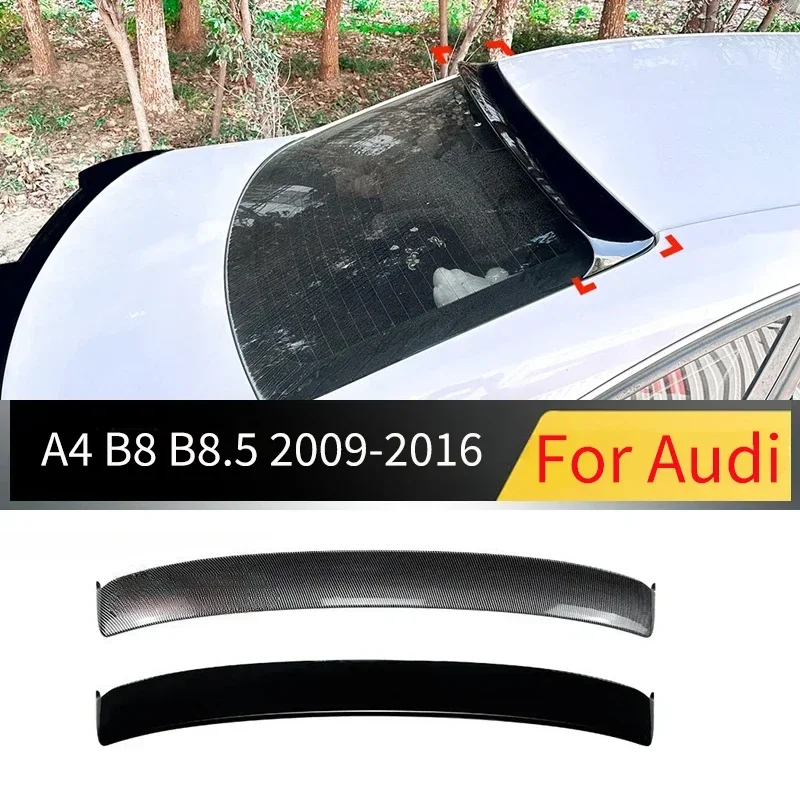 

Car Tail Wings Fixed Wind Spoiler Rear Wing Auto Decoration Accessories Body Kit Auto Parts Tuning for Audi A4 B8 B8.5 2009-2016