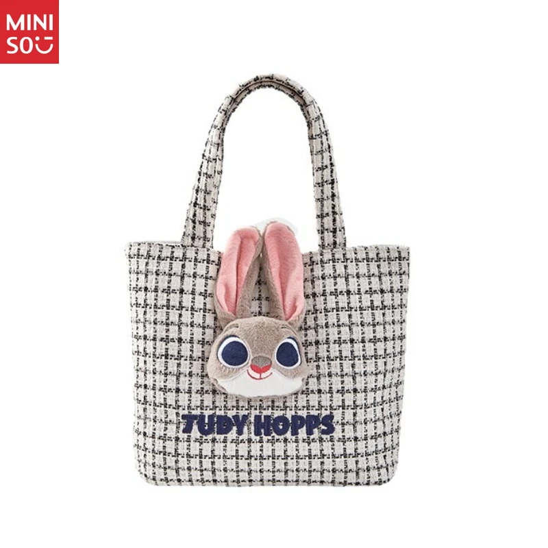 Disney Plush Tote Bag for Women, Cute Large Shoulder Bag with Character Figure