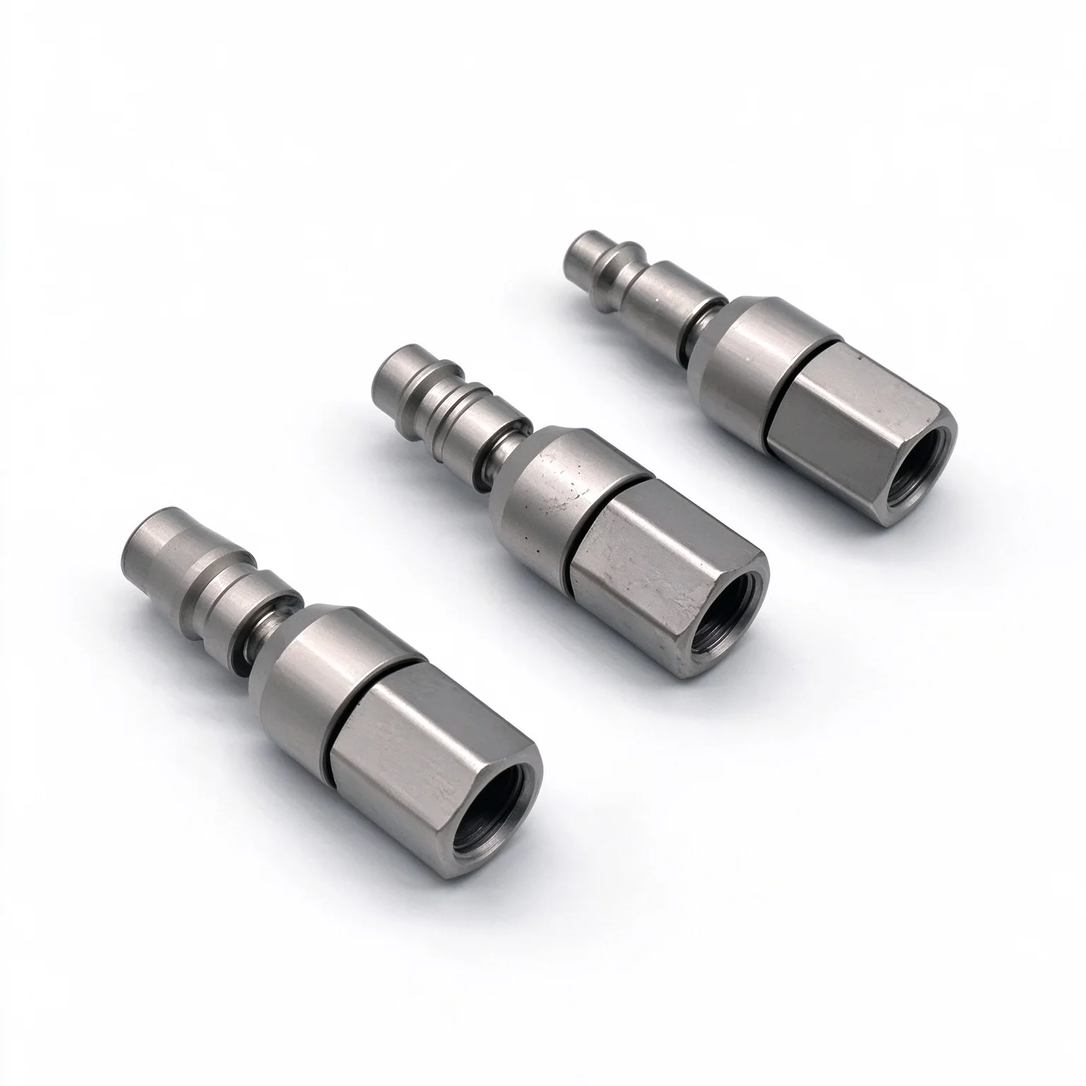 2 pieces quick Connector spray gun Adapter Industrial 1/4-Inch Series Swivel Plug 1/4-Inch internal thread Eu/US/JP connector