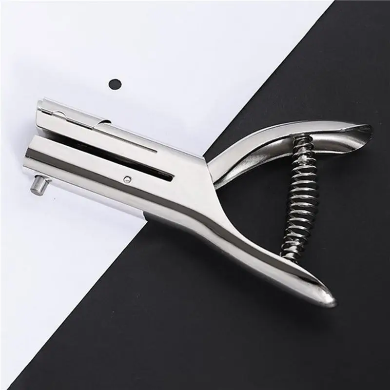 AA05 5X ثقب لكمة 1/8 بوصة، ثقب شديد التحمل، بطاقة ورقية محمولة باليد، 2 بوصة تصل بعمق (3 مم) #2