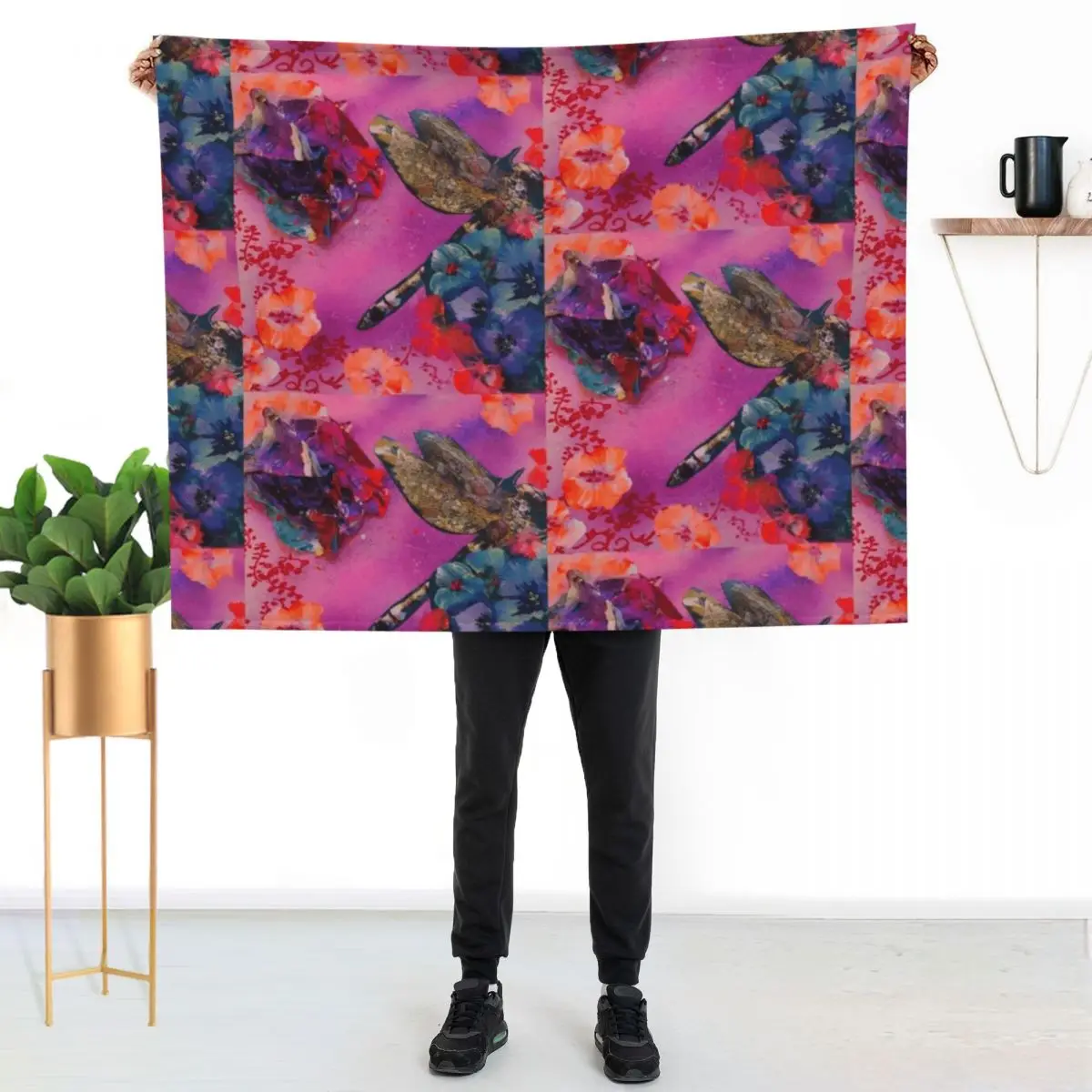 dragonflies and Blossoms Throw Blanket bed plaid Decorative Sofas Soft Big Bed linens Blankets